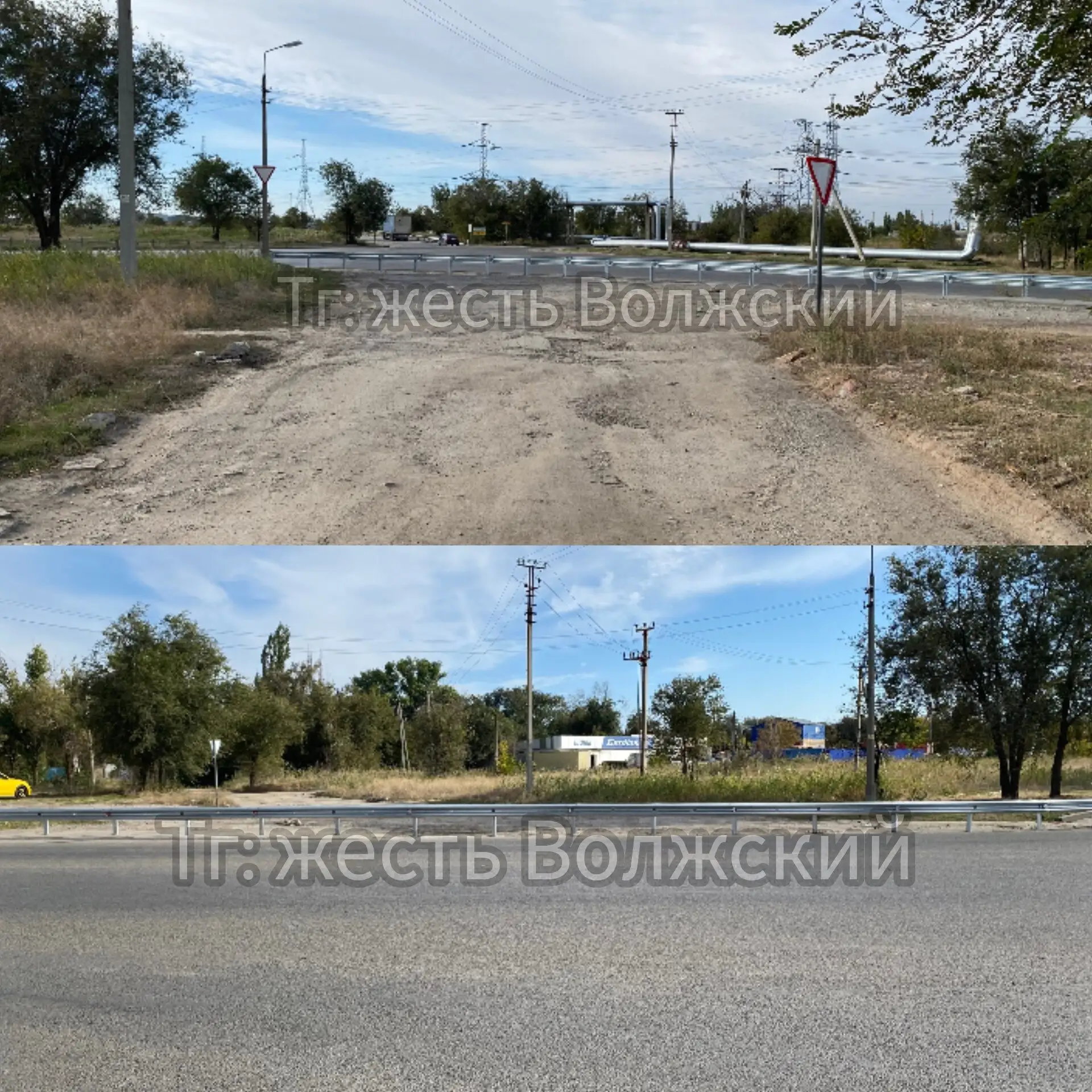На улице Логинова в районе ГСК Сокол металлическим отбойником перекрыли дорогу, которой...