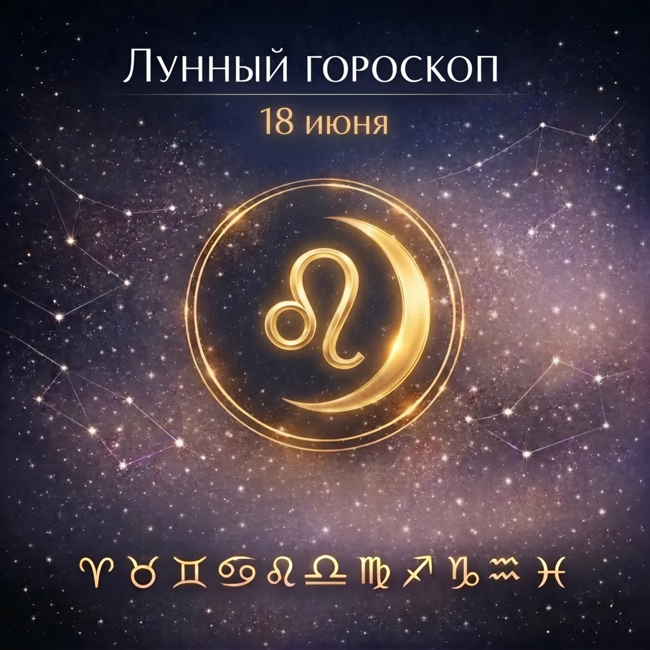 🌙 Лунный гороскоп на 18 июня

Четверг пройдёт под растущей Луной во Льве ♌

Сегодня 3-й и 4-й лунны