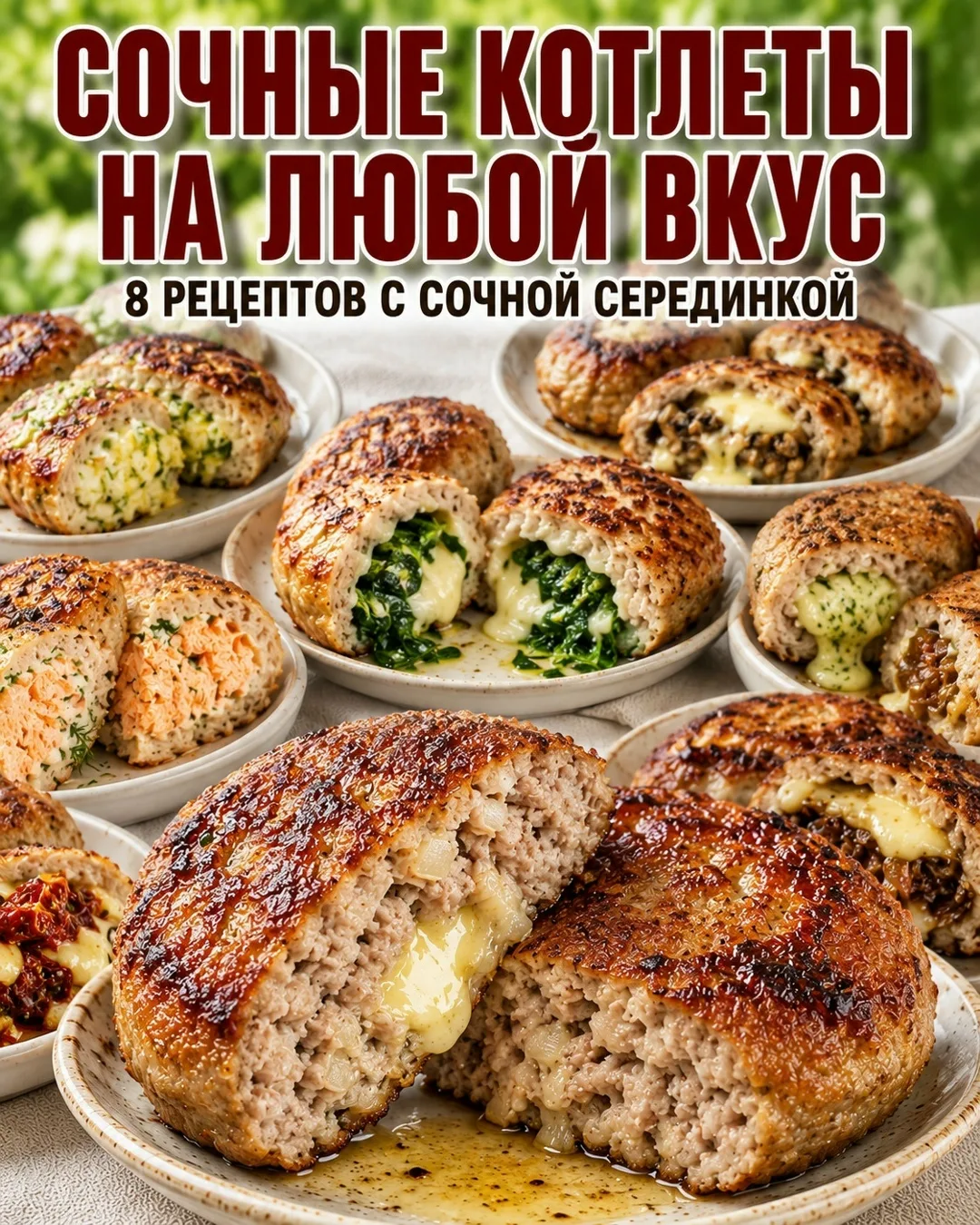 СОЧНЫЕ КОТЛЕТЫ НА ЛЮБОЙ ВКУС 🍽