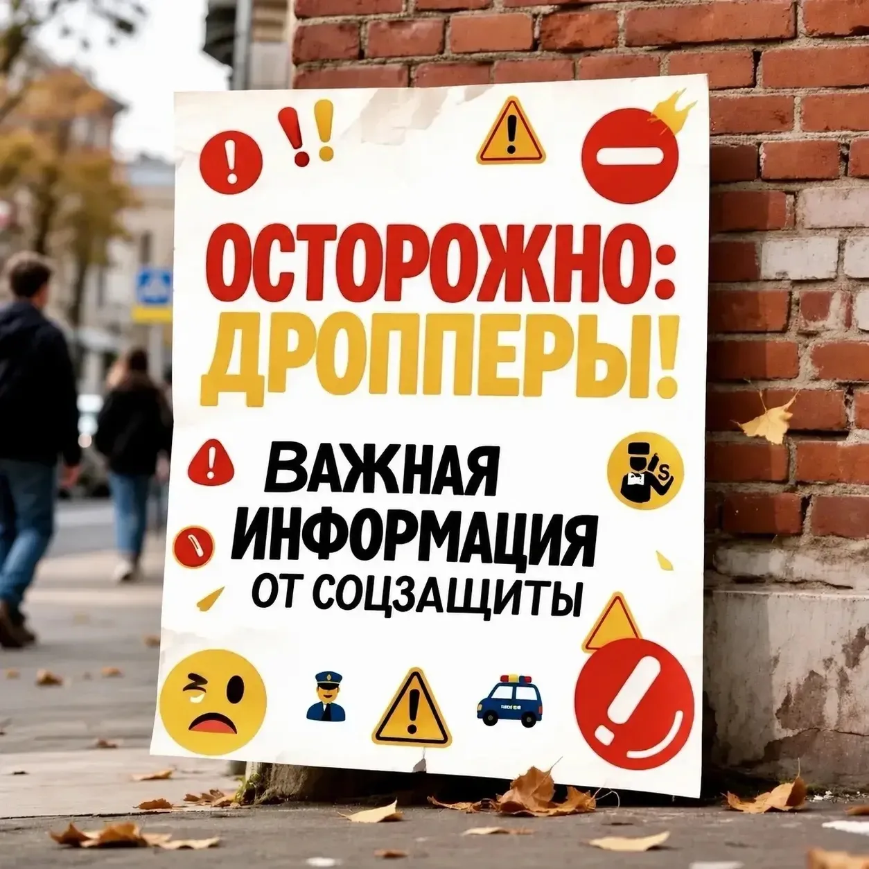 ⚠️🔴 ОСТОРОЖНО: ДРОППЕРЫ! ВАЖНАЯ ИНФОРМАЦИЯ ОТ СОЦЗАЩИТЫ 🔴⚠️