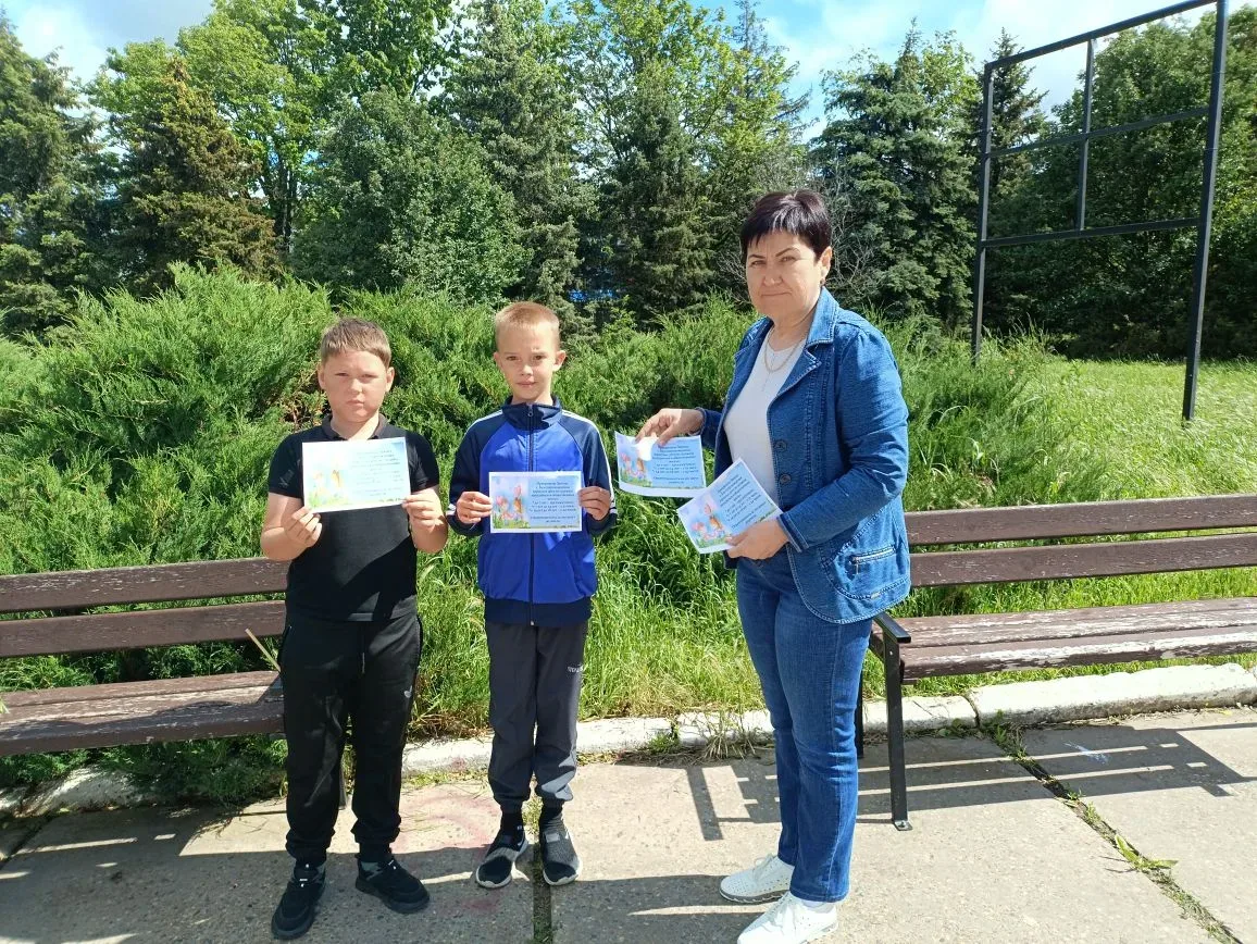 Сотрудники Новомихайловского музея провели профилактическую акцию по распространению информационных 