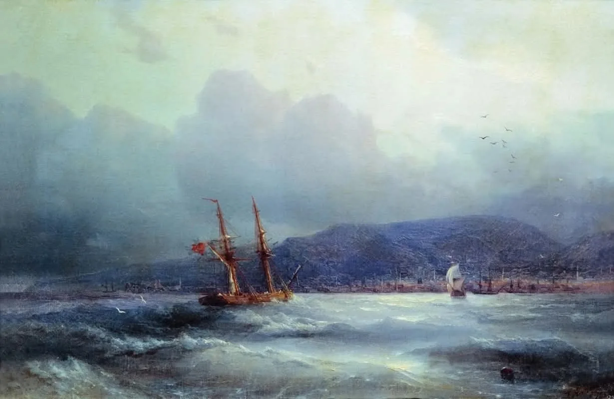 «Трапезунд с моря», 1856 г.