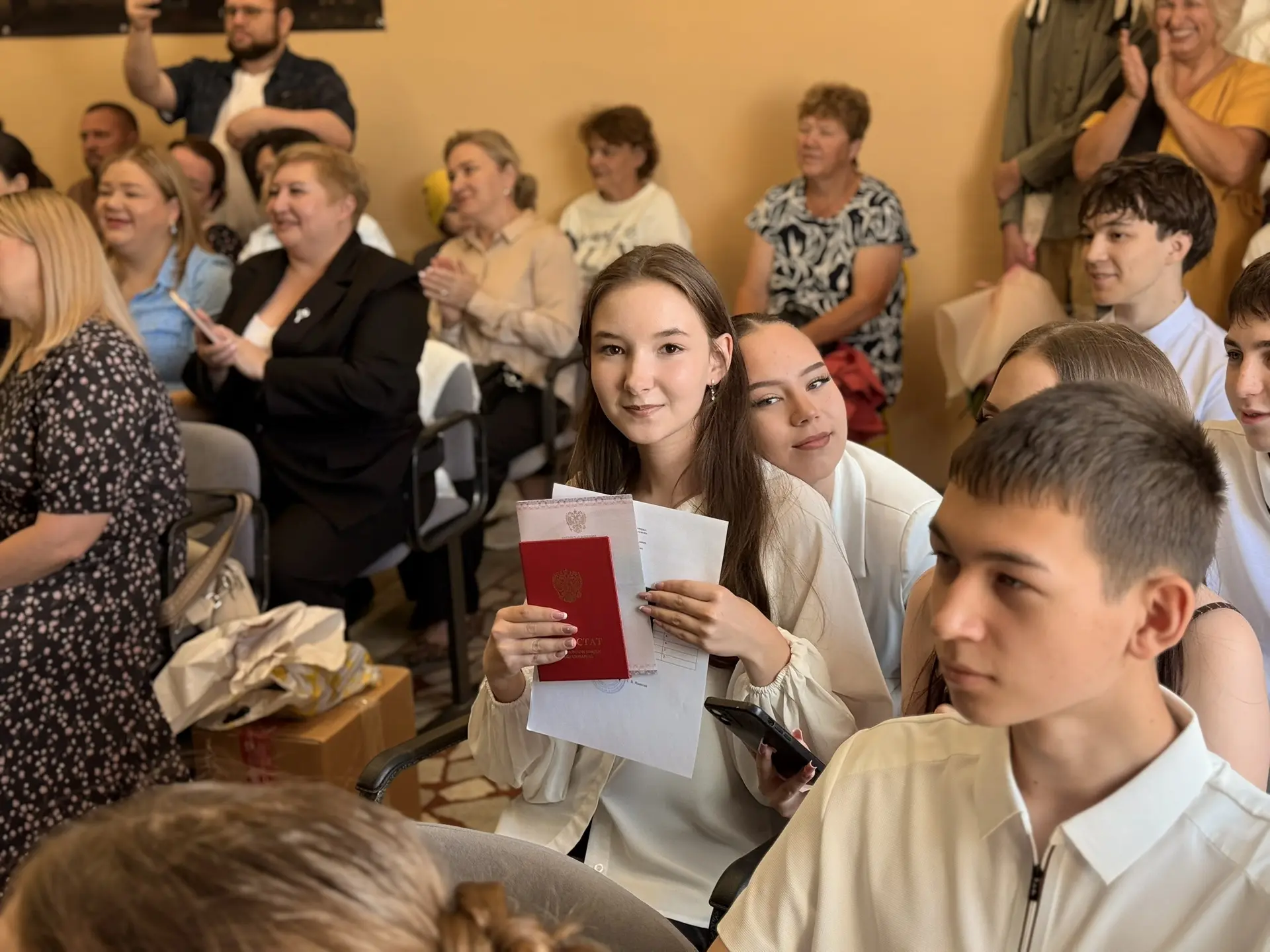 В МБОУ «Кадетская школа им. В.А. Архипова» г. Чебоксары состоялась торжественная церемония вручения 