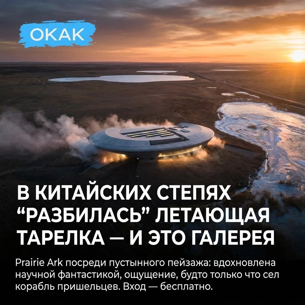 🛸 В китайских степях «разбилась» летающая тарелка — и это галерея.