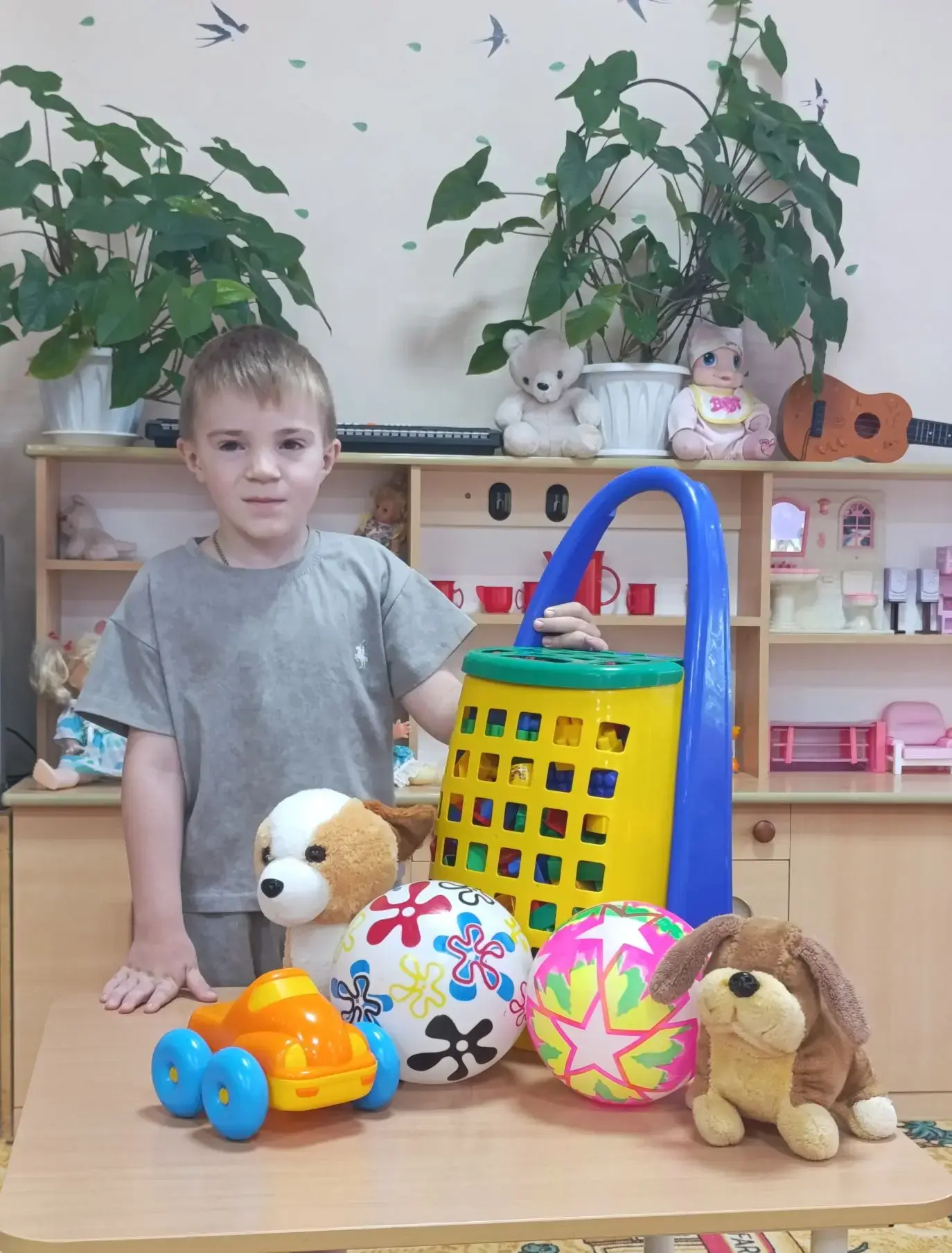 Воспитанник нашего детского сада Курмакаев Степа принял участие в акции «Доброе сердце»,сбор игрушек