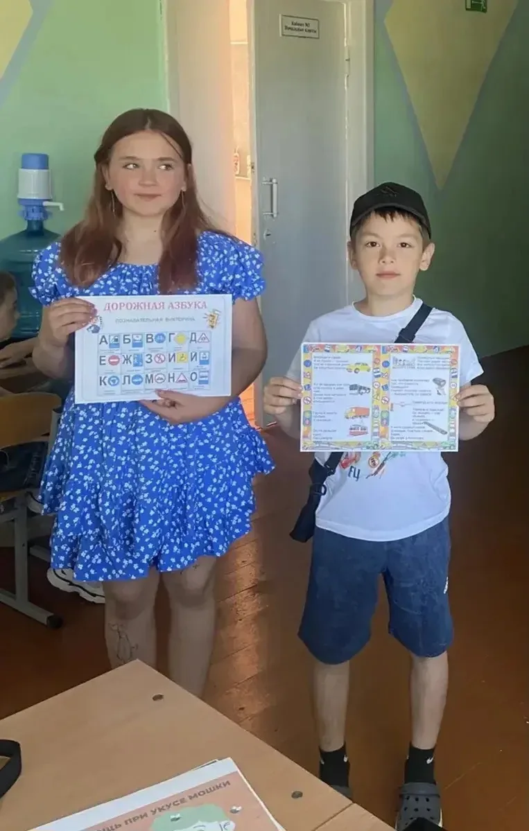 🌊Восьмой день пришкольного лагеря «Волна»
🌿Наш день начался с утренней зарядки и минутки здоровья 