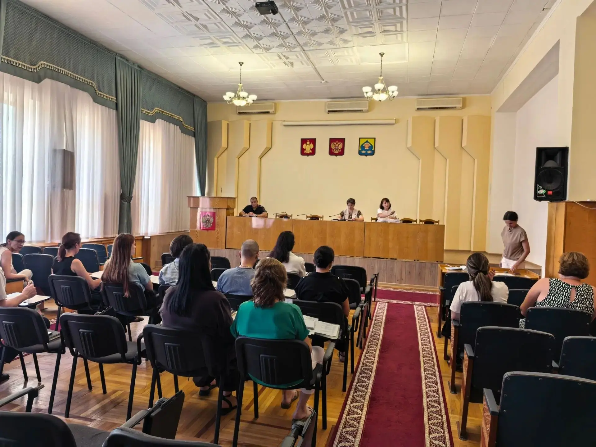 Заседание комиссии по делам несовершеннолетних