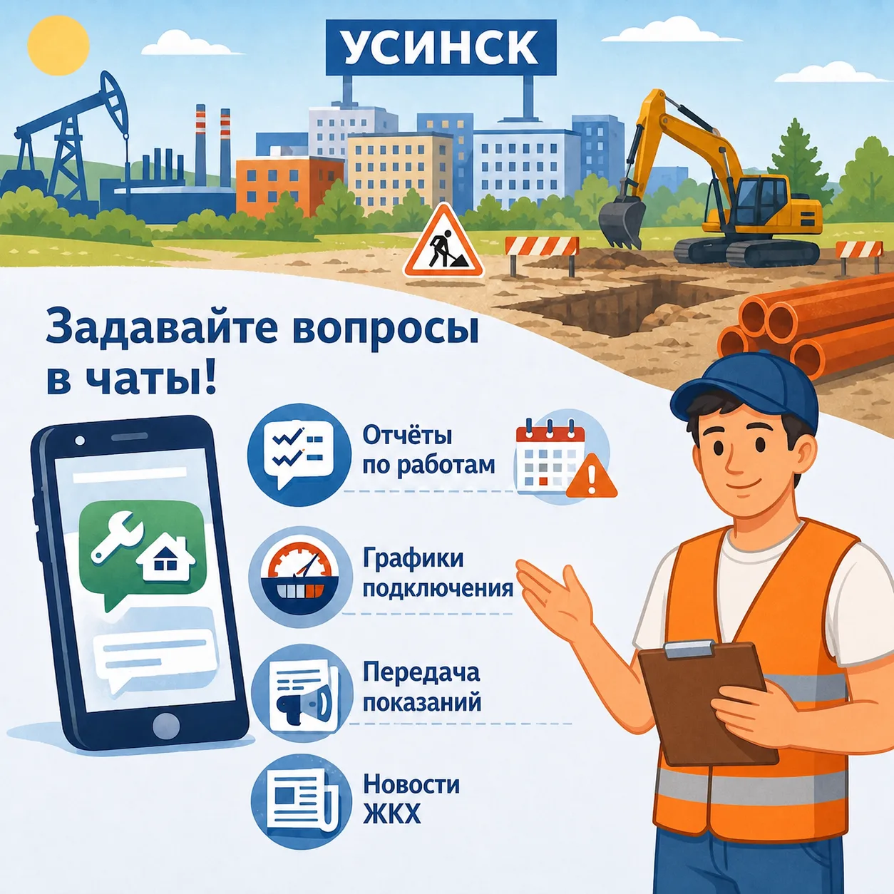 Друзья, в период подготовки к зиме возникает немало вопросов к коммунальным службам. Ча...