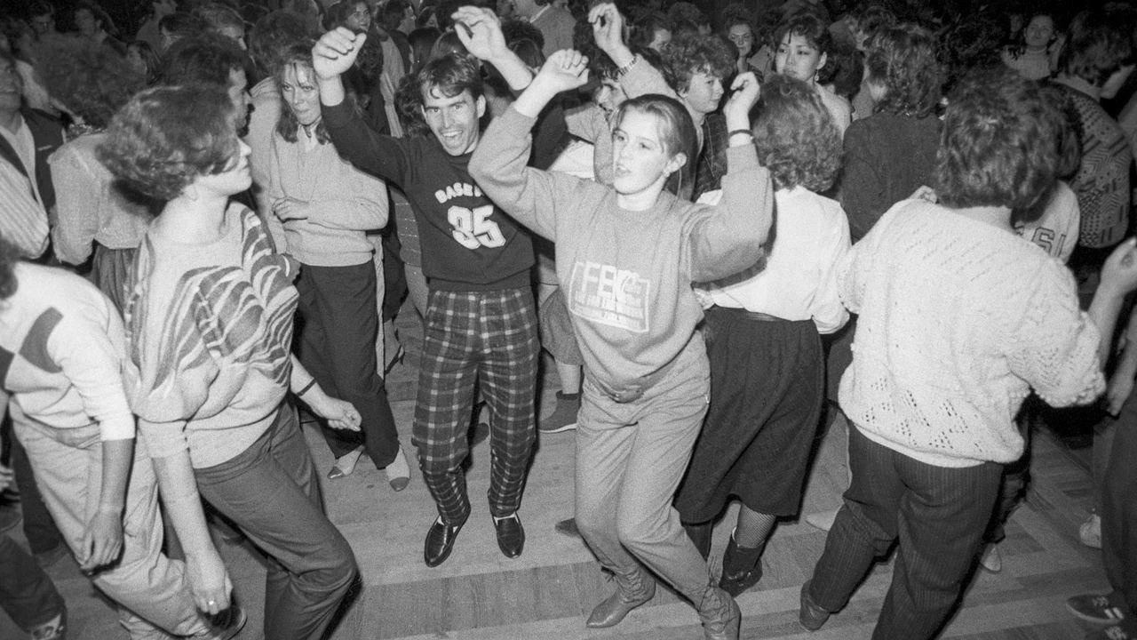 Дискотека дружбы в Парке Горького, 1986 год