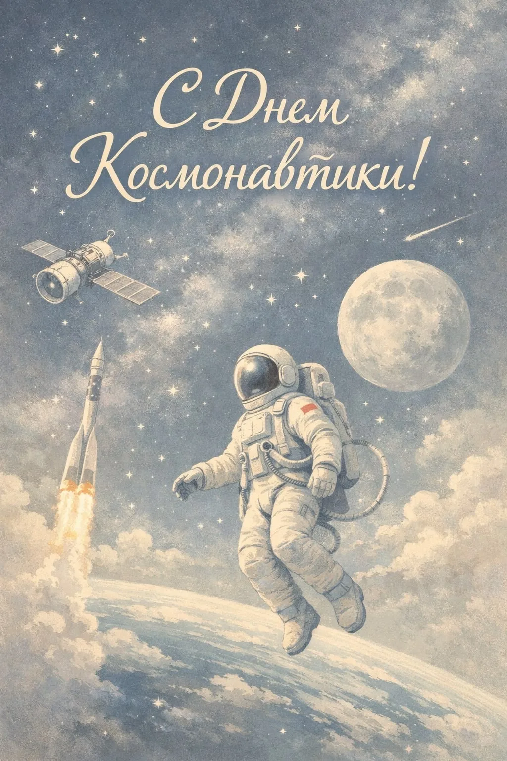 12 апреля — день, который объединяет Землю и Космос 🚀  В этом году мы отмечаем сразу два значимых со