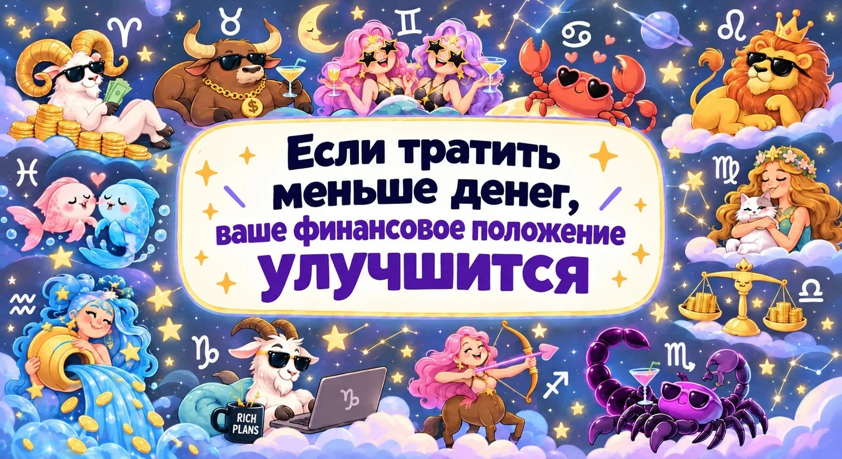 😄 Самые точные прогнозы для знаков зодиака