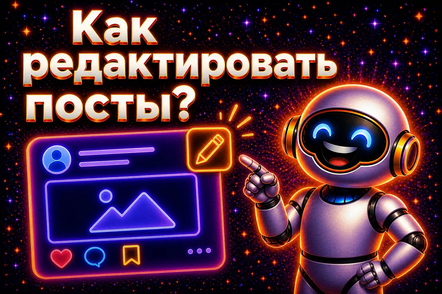 🧐 Как редактировать посты?  В MAX есть особенность работы с постами, где подключены кнопки и коммент