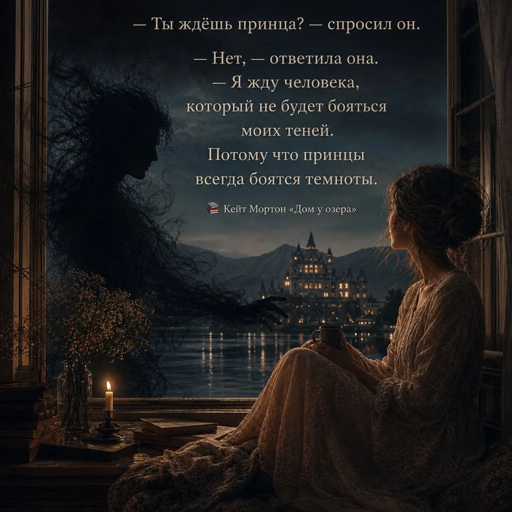 — Ты ждёшь принца? — спросил он.
