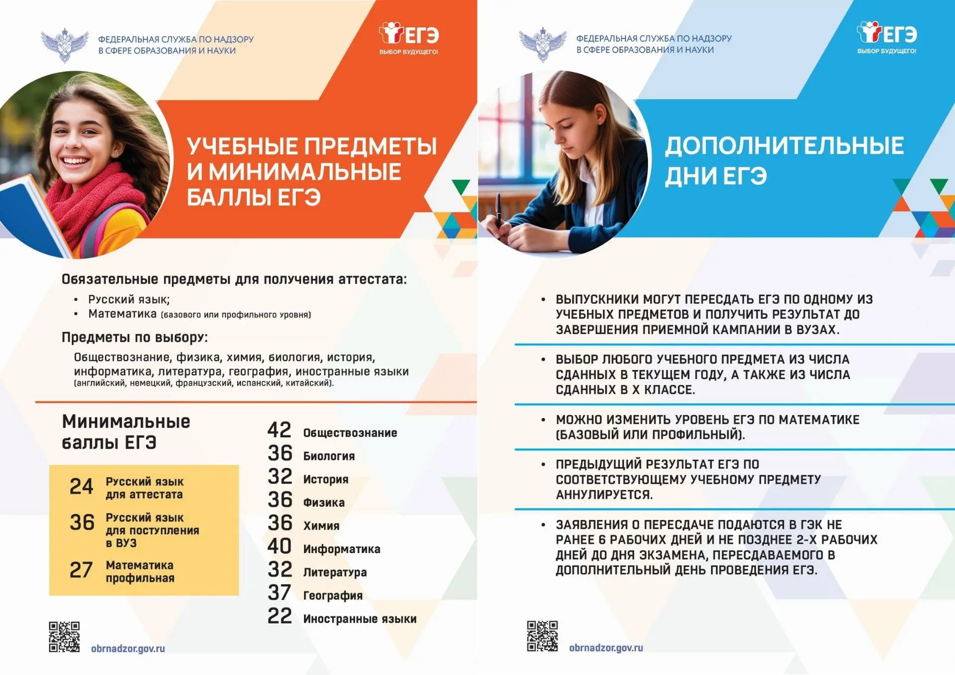 Информационные плакаты ЕГЭ-2026