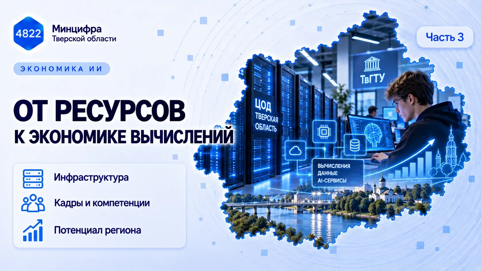 🖥️ В Тверской области развивают инфраструктуру для вычислений и ИИ