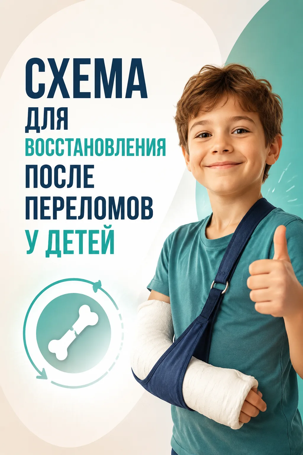 СХЕМА ДЛЯ ВОССТАНОВЛЕНИЯ ПОСЛЕ ПЕРЕЛОМОВ У ДЕТЕЙ 

📌 Подходит для детей с 2х лет и старше 

Позиции