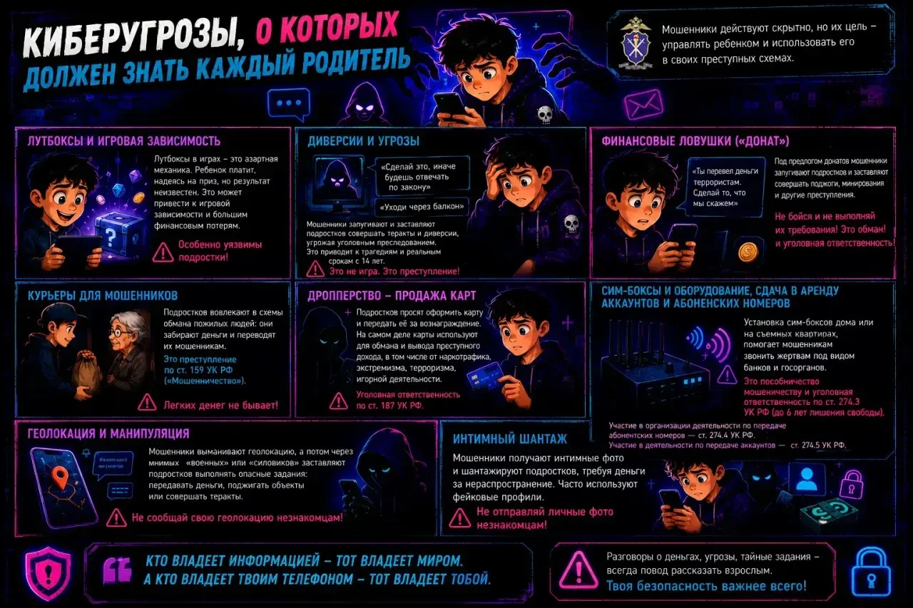 Профилактический материал, посвященный противодействию киберпреступности