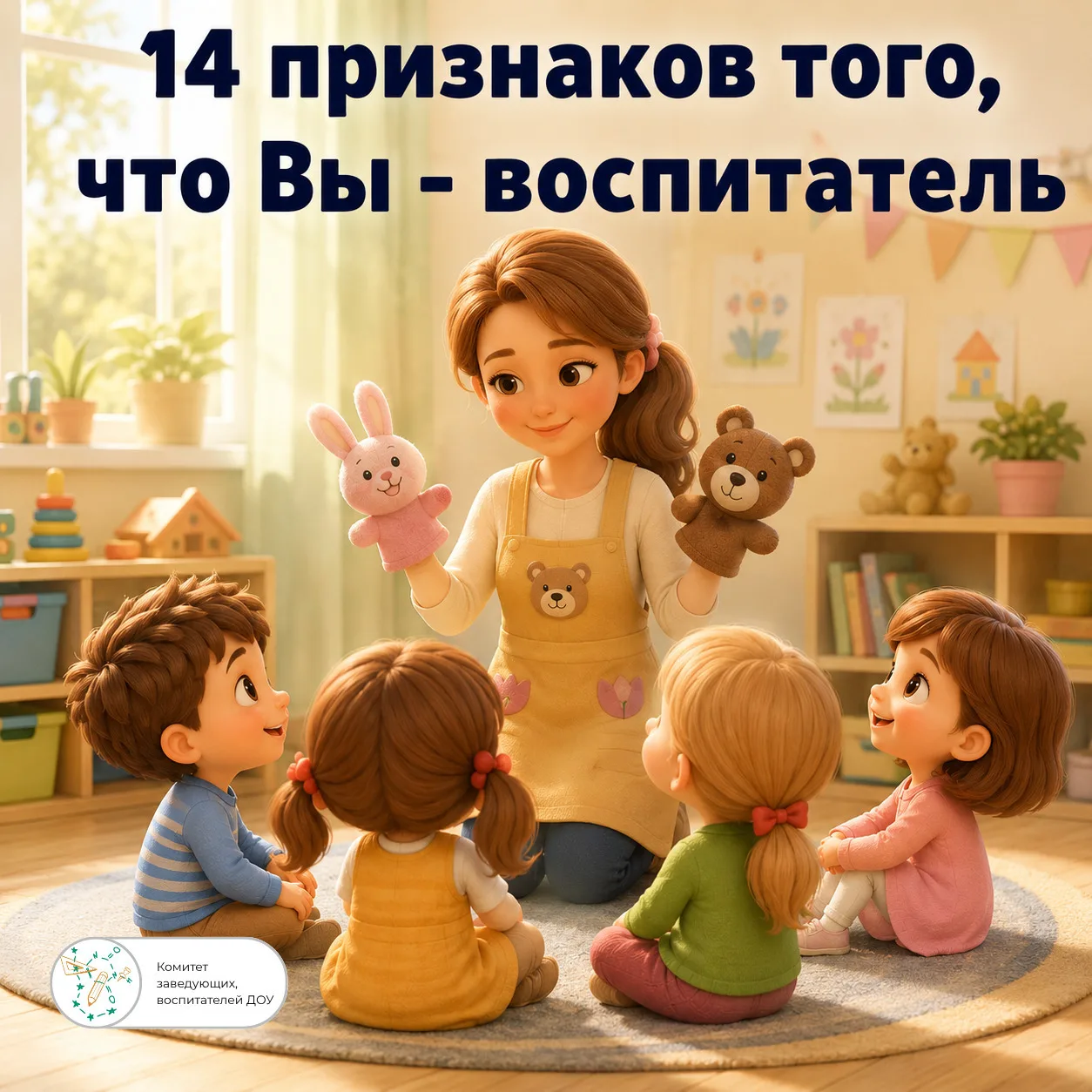 14 признаков того, что вы воспитатель ☀️