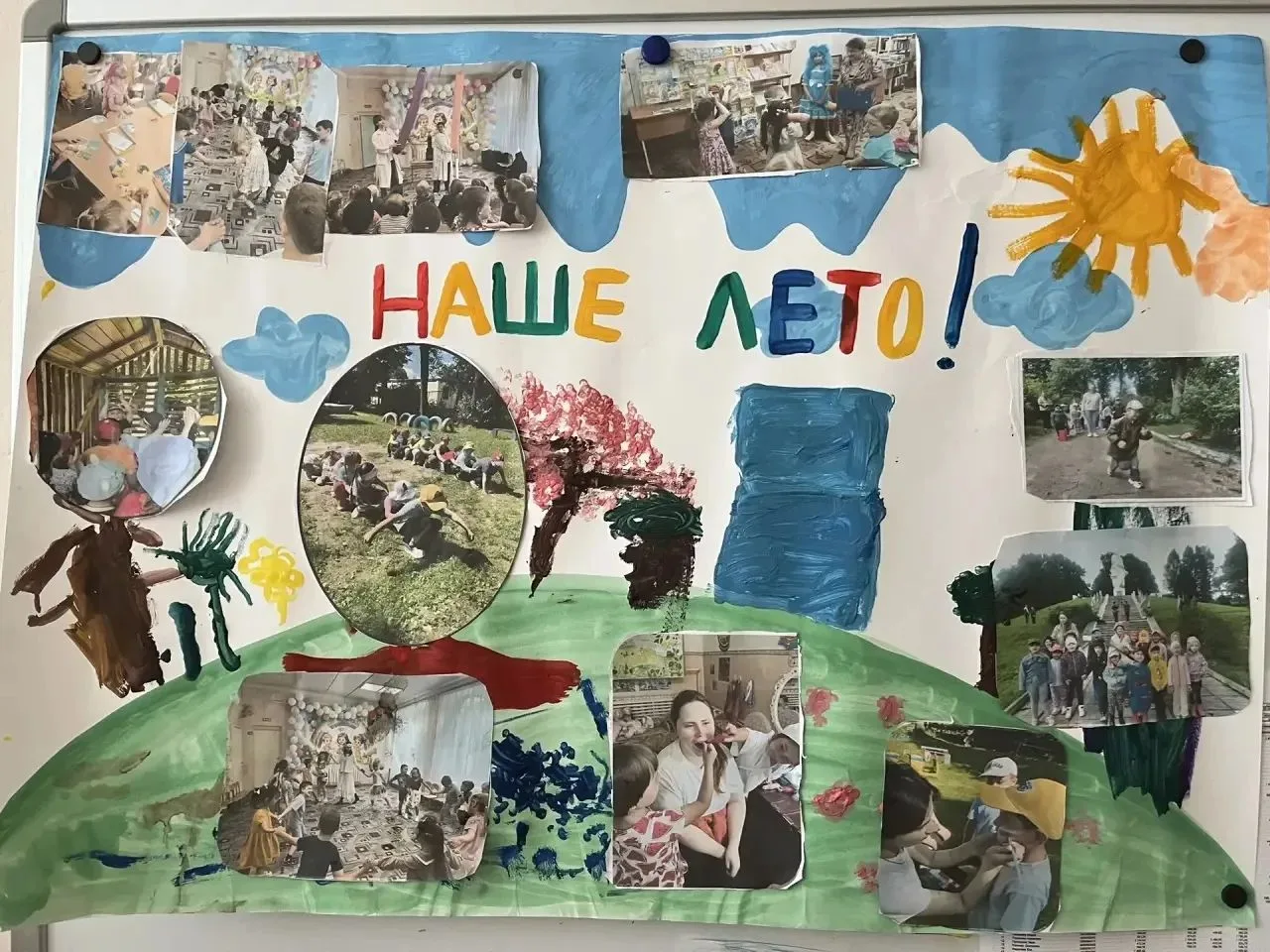В нашем детском саду 🐻прошла тематическая неделя, посвящённая фестивалю красок! 🎨