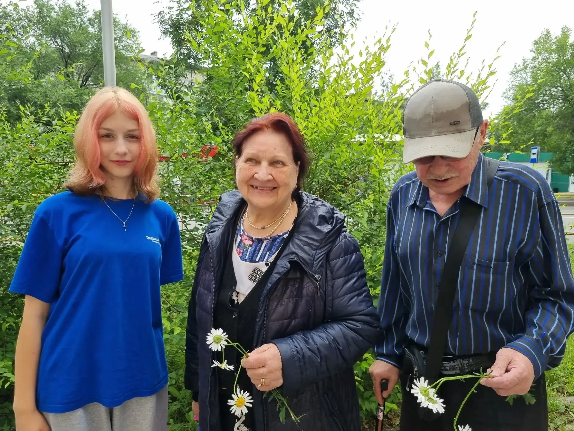 🌼 08 июля, в честь празднования Дня семьи, любви и верности, прошла акция "Ромашка на ...