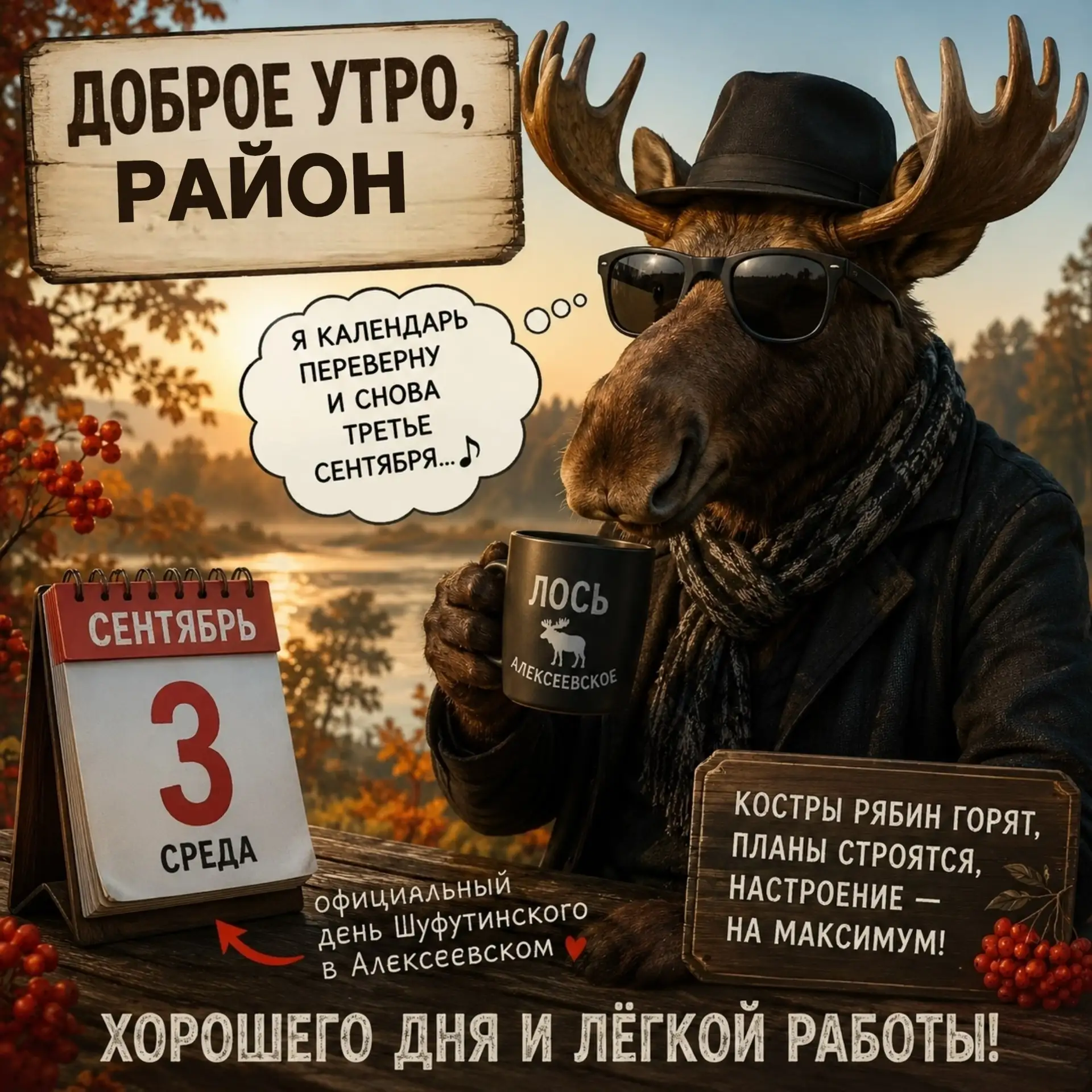 🍁 Доброе утро, район!