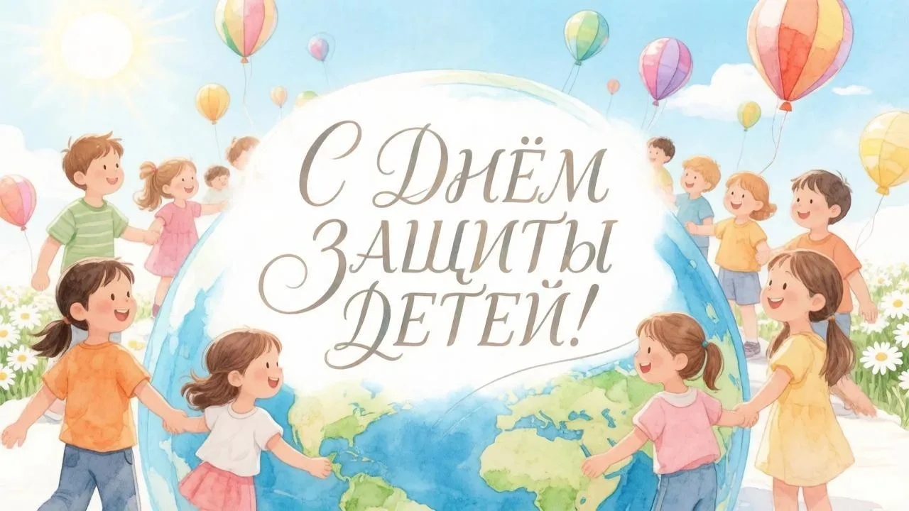 🎉 1 июня — Международный день защиты детей!