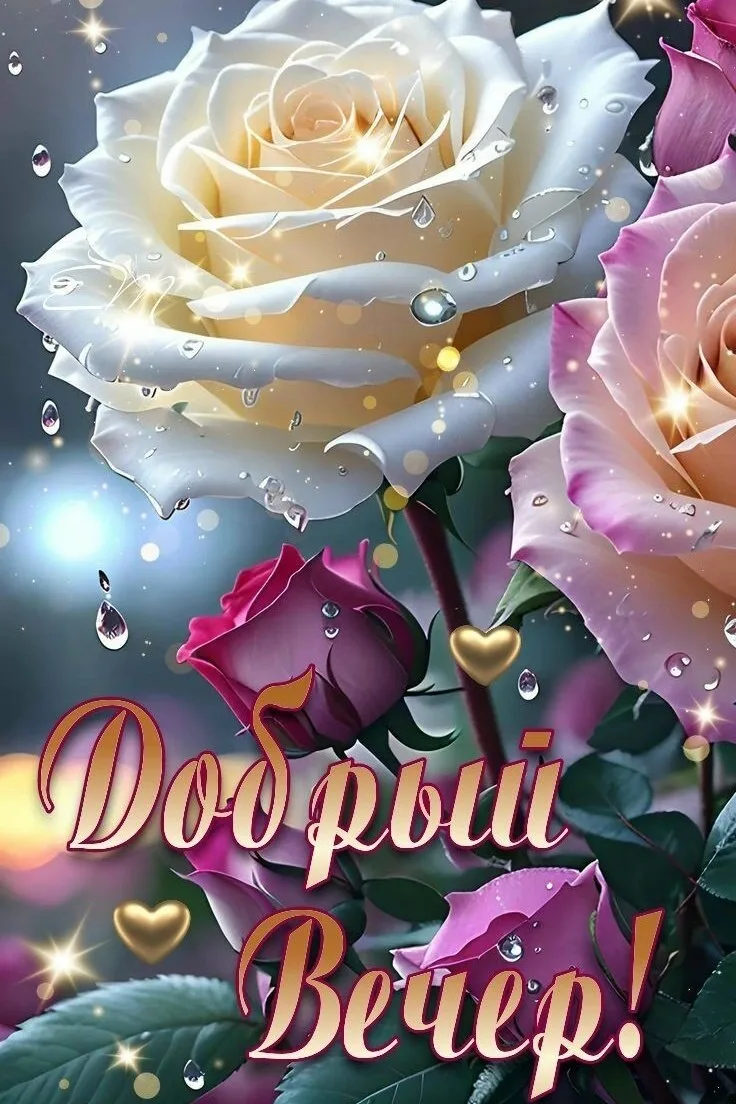 Хорошего вечера! Приятного отдыха! ✨💐