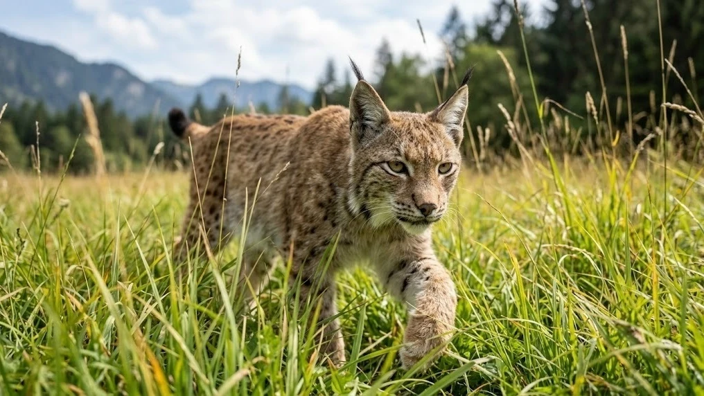 В селе Паренкина Тюменского района с 11 сентября замечена рысь. 🐾 Местные жители утвер...