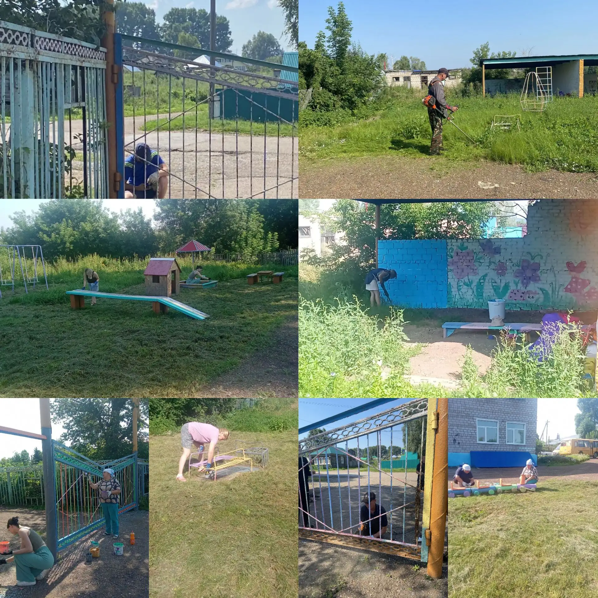 В нашем ДОУ идёт активная подготовка к новому учебному году!
 Сотрудники детского сада вместе с  род