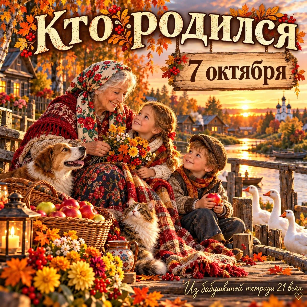 🍂 КТО РОДИЛСЯ 7 ОКТЯБРЯ 🍂