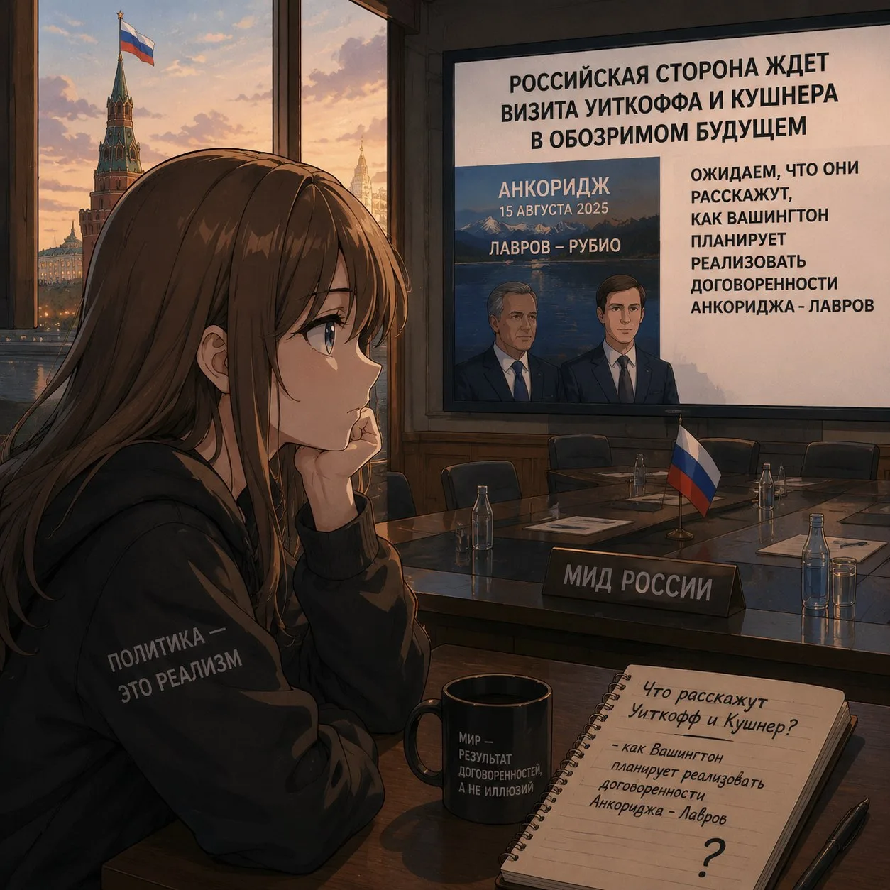 Российская сторона ждет визита Уиткоффа и Кушнера в обозримом будущем и ожидает, что они расскажут, 