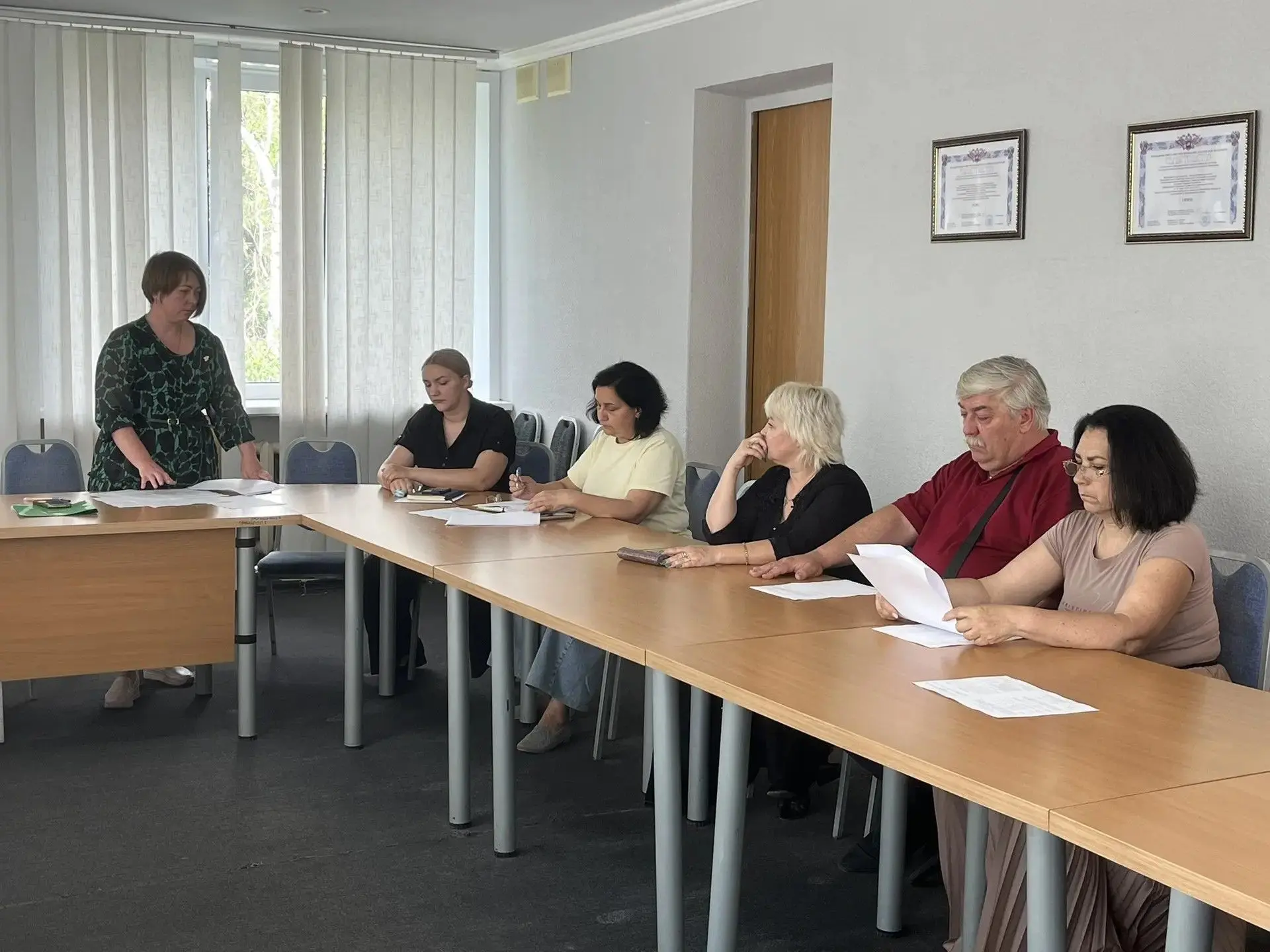 Сотрудники отдела внутренней и информационной политики провели заседание по реализации ...