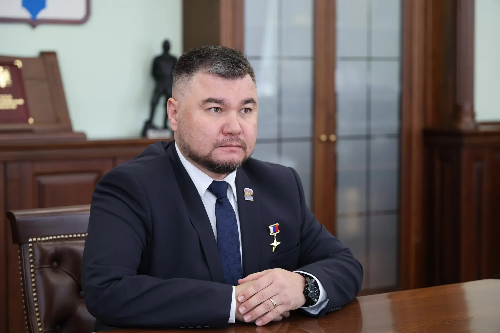 Встретился с Героем России Владимиром Сайбелем. Особое внимание в рамках нашей беседы было уделено в