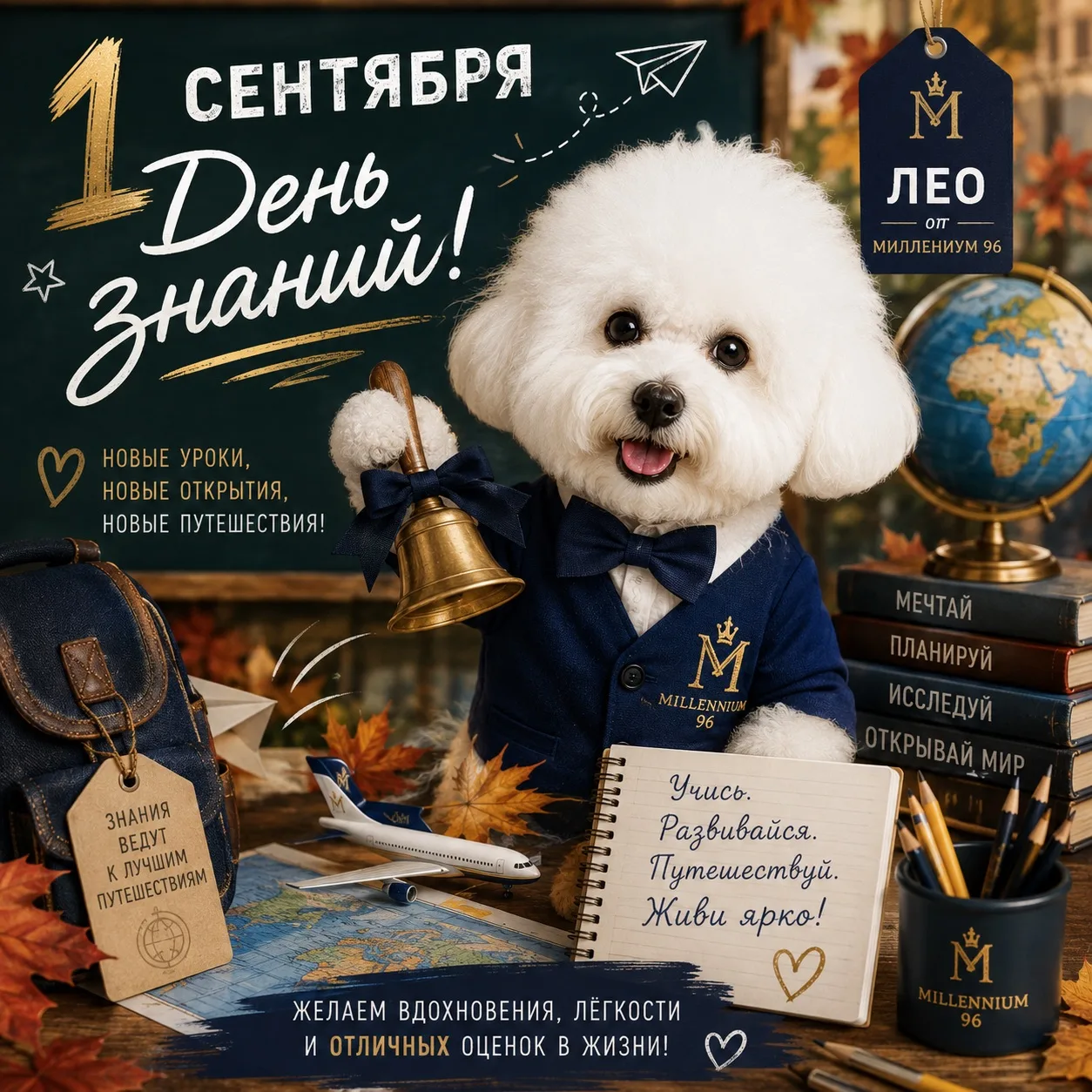 С праздником школьники, учителя, родители, бабушки и дедушки!