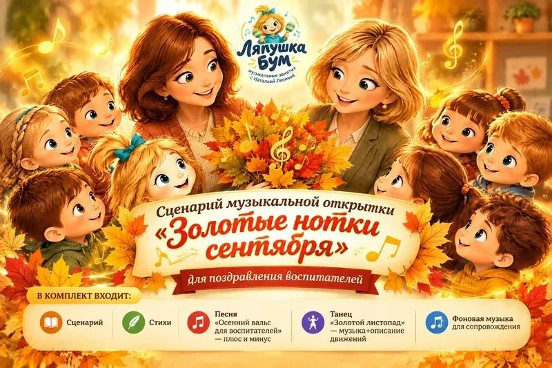 ✨ НОВИНКА! Спасаем родителей перед Днем воспитателя 🍁
