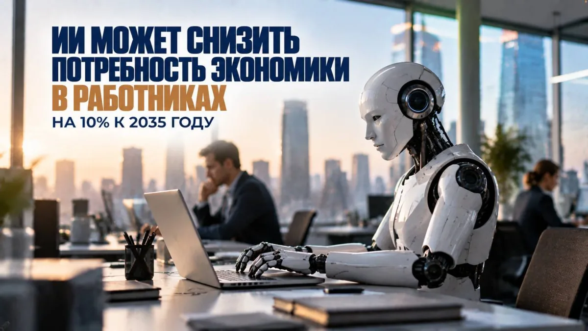 ИИ может забрать работу у миллионов людей. По оценке Президентской академии, к 2035 год...