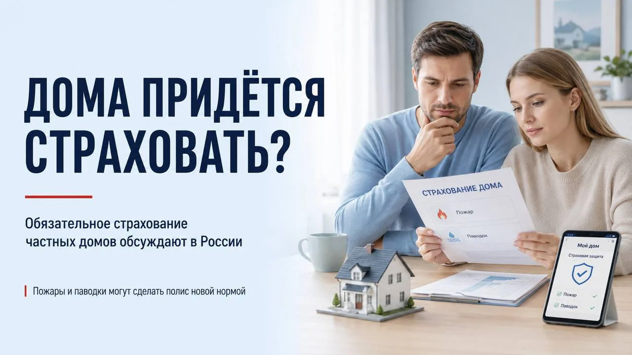 Почему скоро придётся страховать дома? Разбираем грядущие изменения.