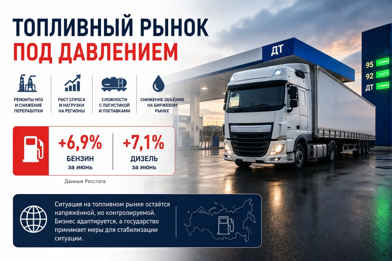 Что происходит с топливом в России и насколько это опасно для бизнеса?