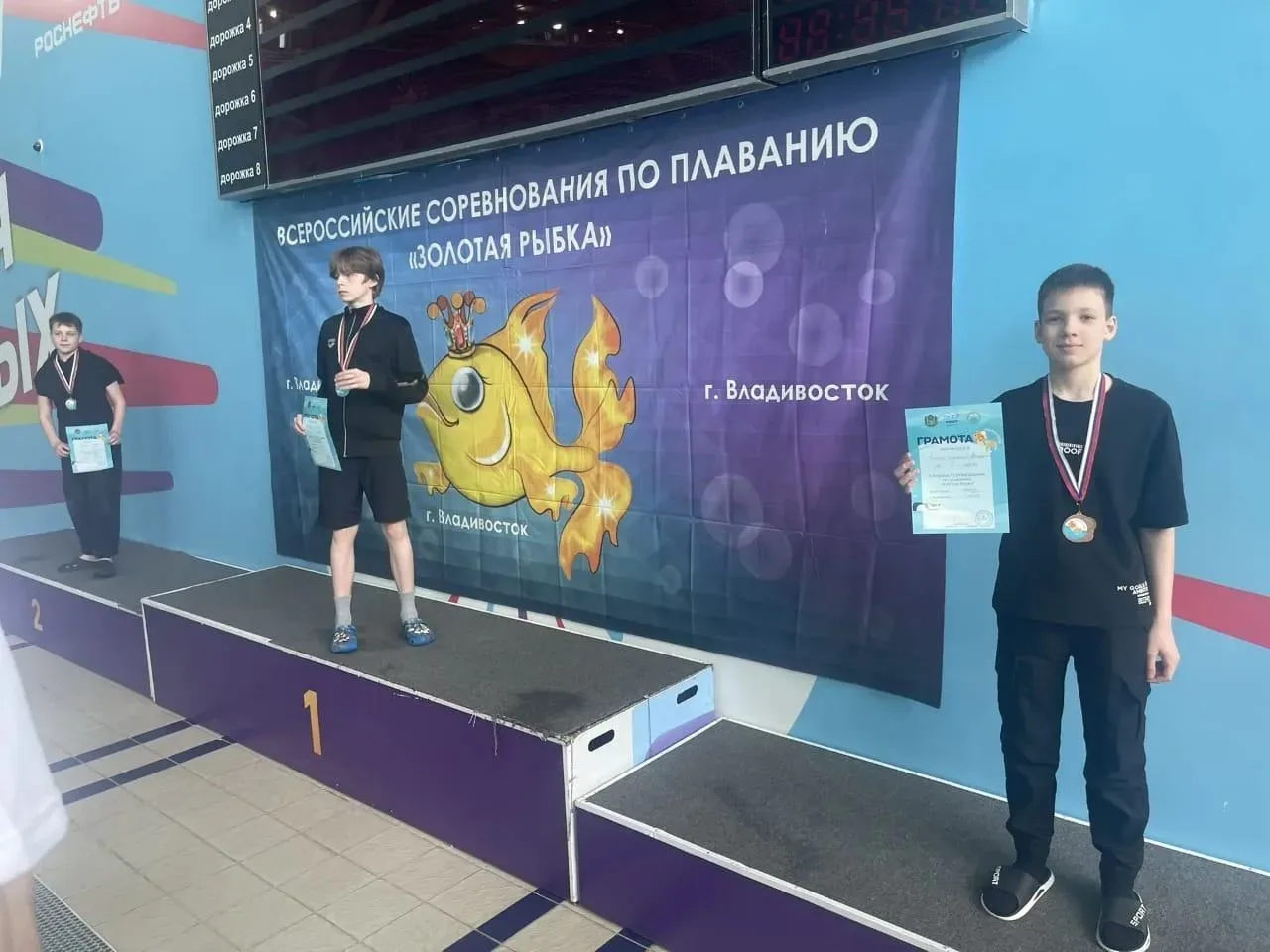 Наши пловцы – в числе лучших!   🏊 Во Владивостоке проходили краевые соревнования по плаванию «Золота