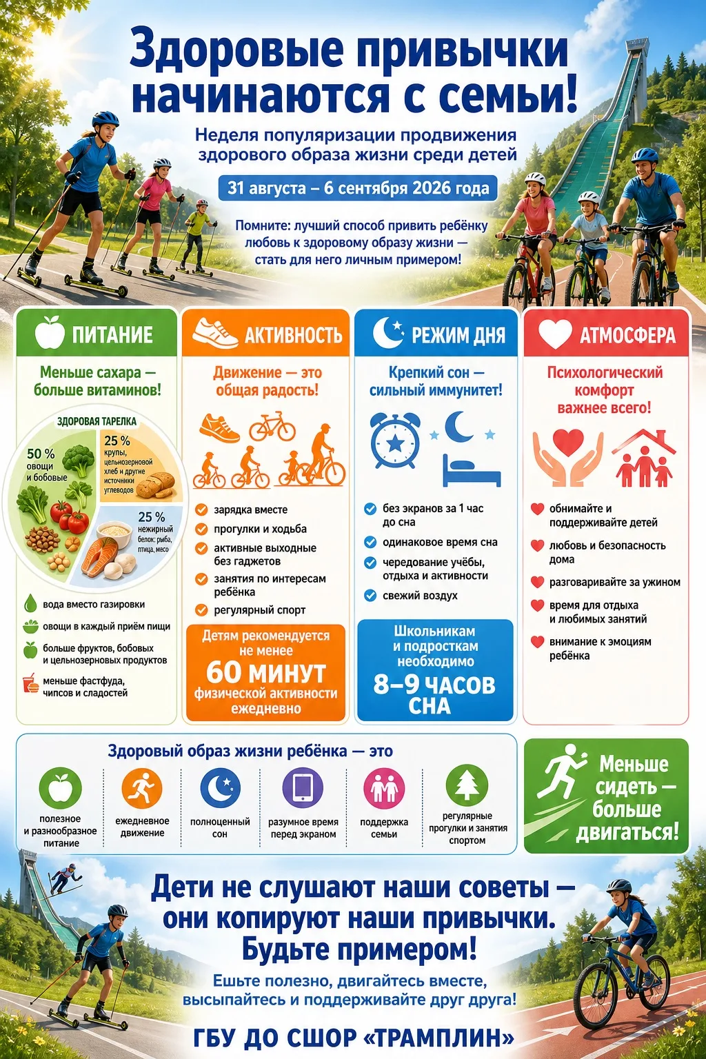 💙 ЗДОРОВЫЕ ПРИВЫЧКИ НАЧИНАЮТСЯ В СЕМЬЕ