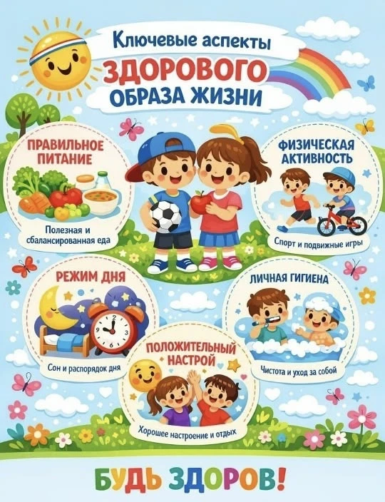 Уважаемые родители!

Здоровый образ жизни – это залог вашего благополучия и счастливого детства ваши