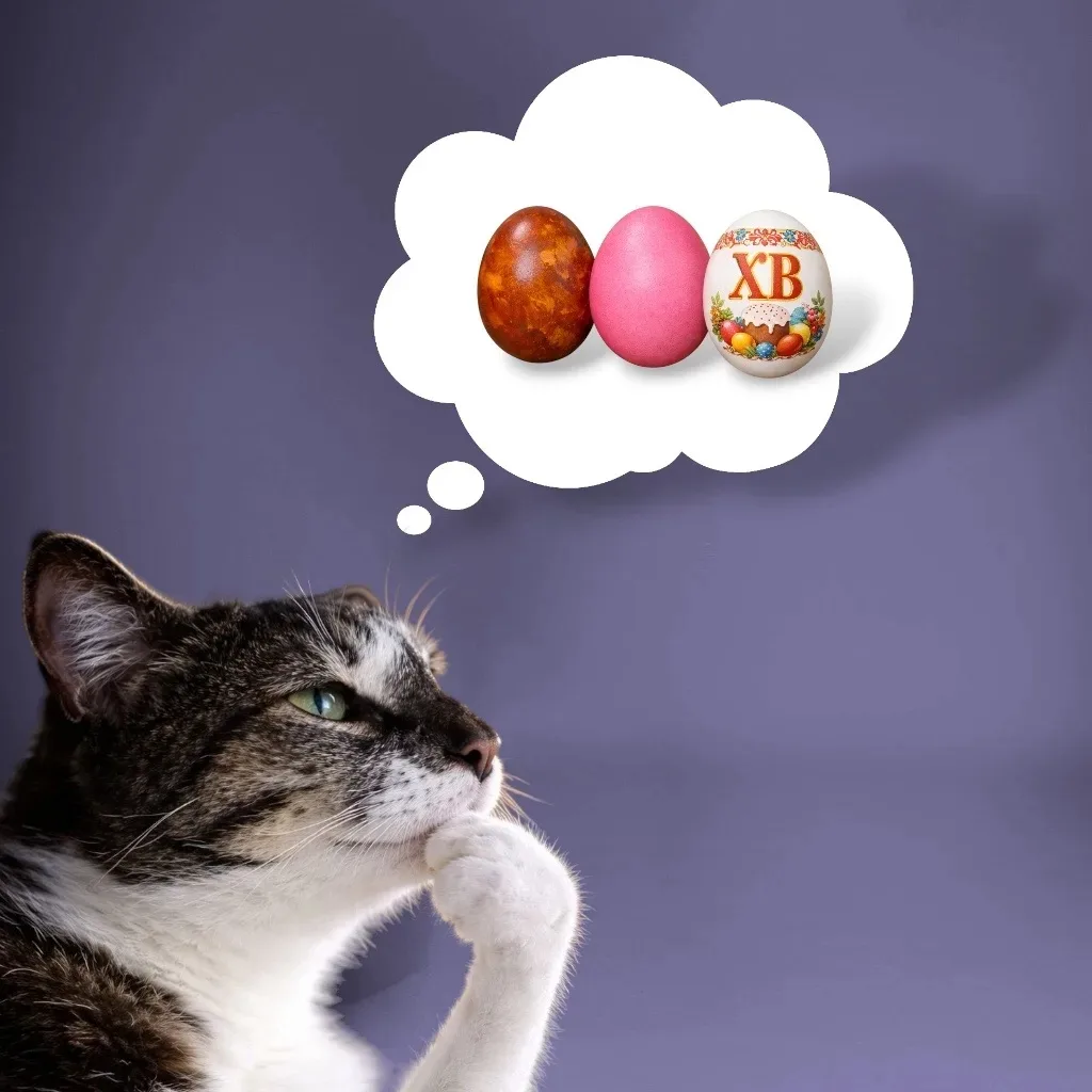 🥚Красите ли вы яйца на Пасху?  ❤️ — Да, красителями  🔥 — Да, луковой шелухой  👍 — Да, двумя способам