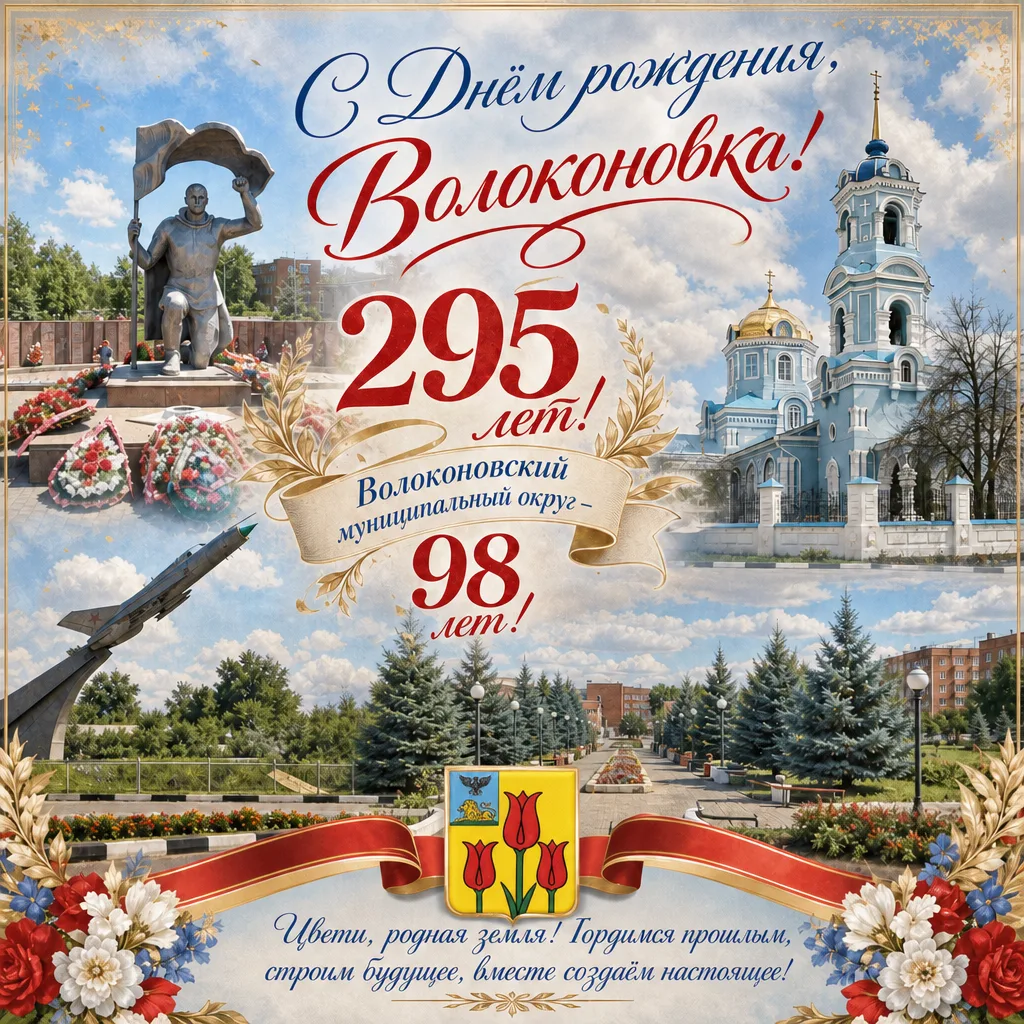 Сегодня наш посёлок отмечает свои 295 лет, а наш Волоконовский муниципальный округ — 98...