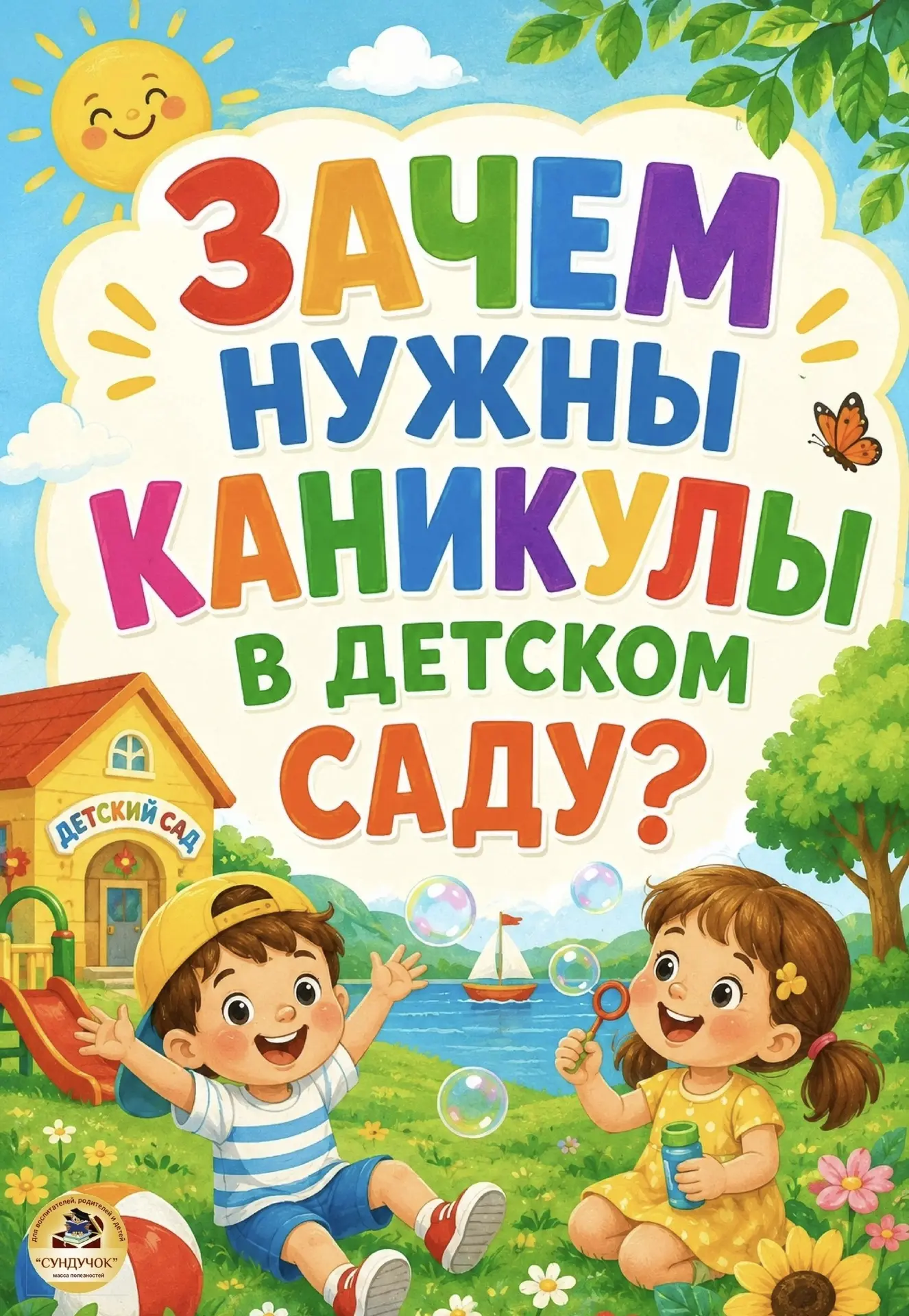 🎉🪁Для чего же нужны каникулы в детском саду?