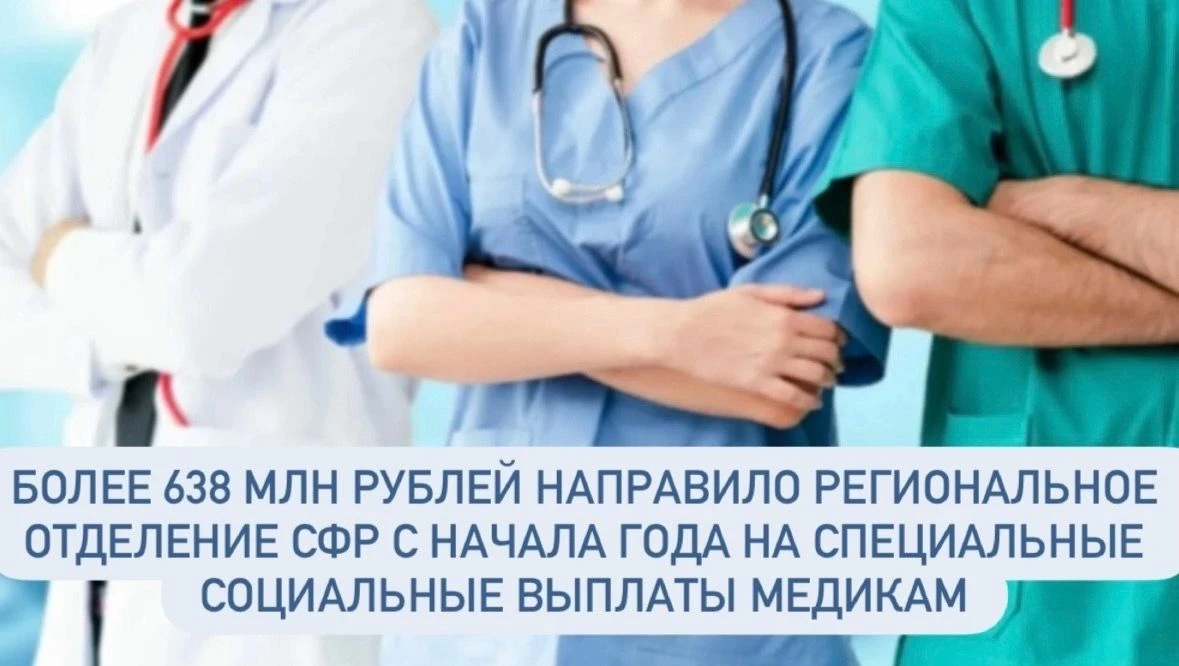 🇷🇺 Более 638 млн рублей направило региональное отделение СФР с начала года на специальные социальн