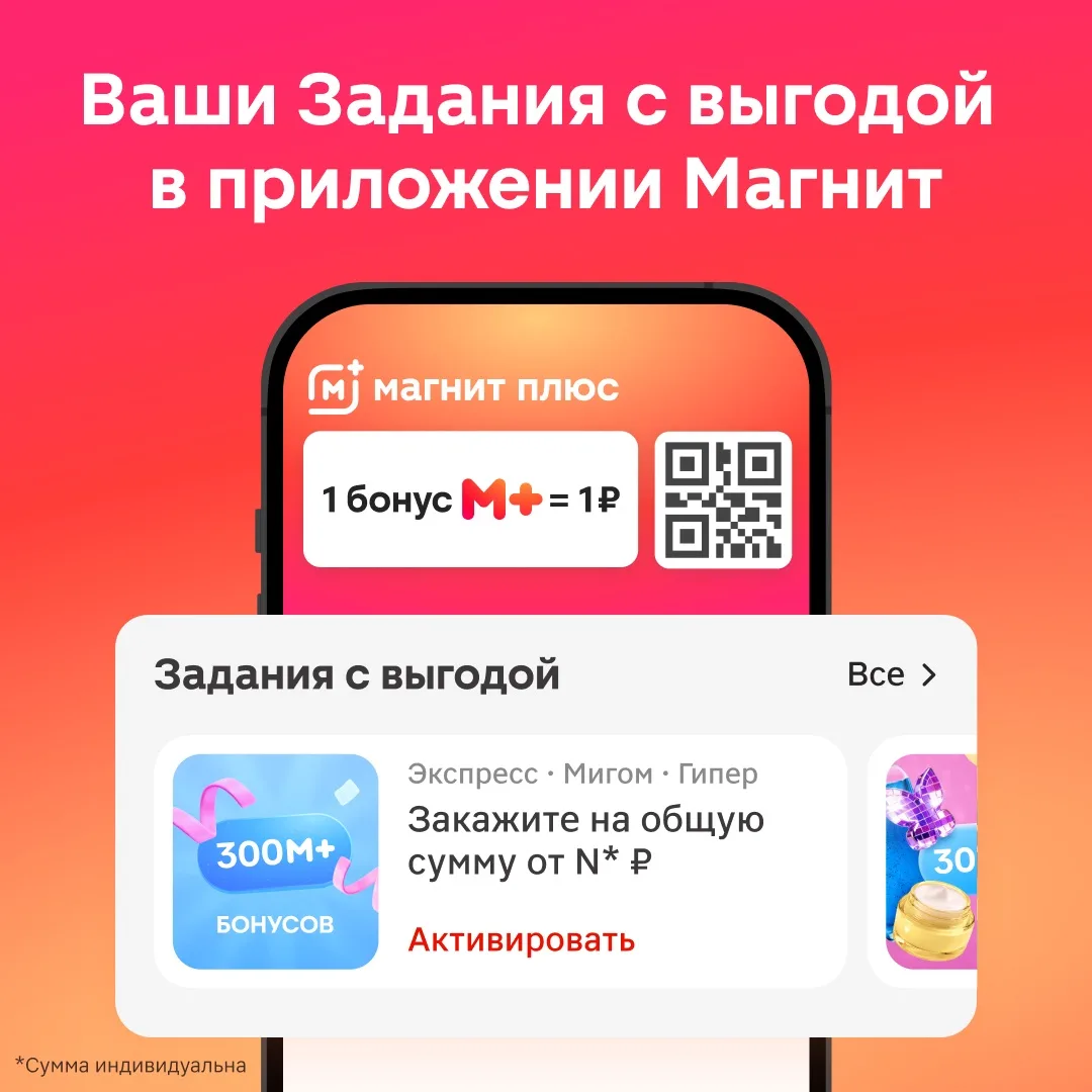 Друзья, продолжаем наш гид по выгоде в Приложении Магнит😍

Собрали всё для привлекательных🤑 покупо