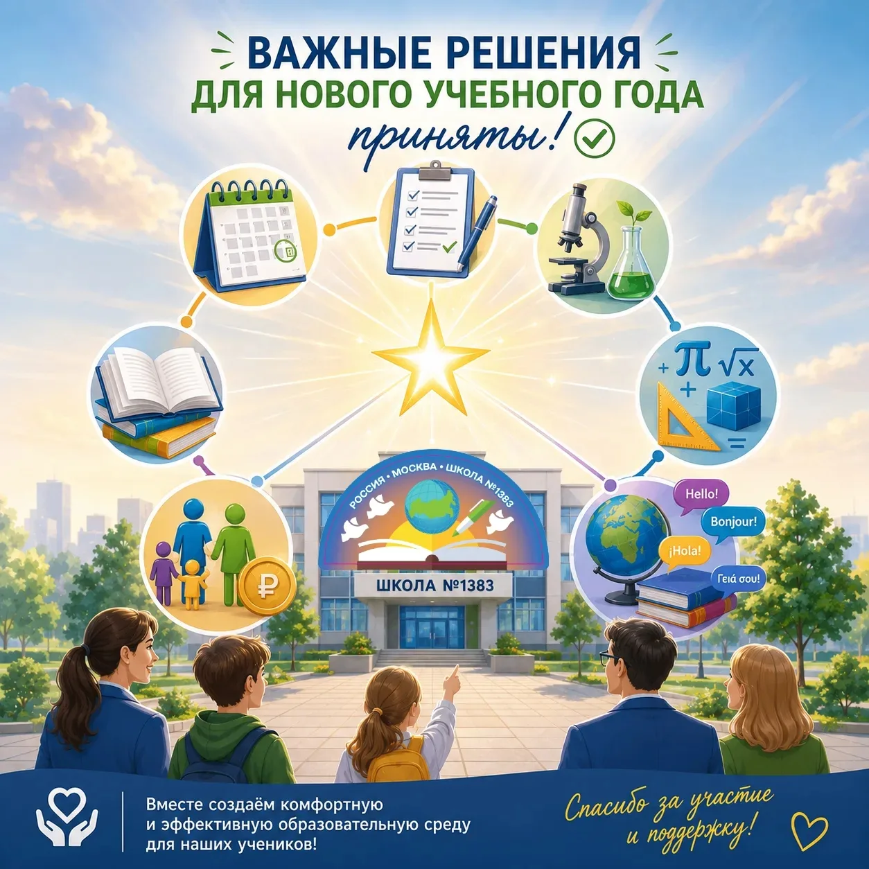 📋 Важные решения для нового учебного года приняты!

16 июня прошло очередное заседание управляющего