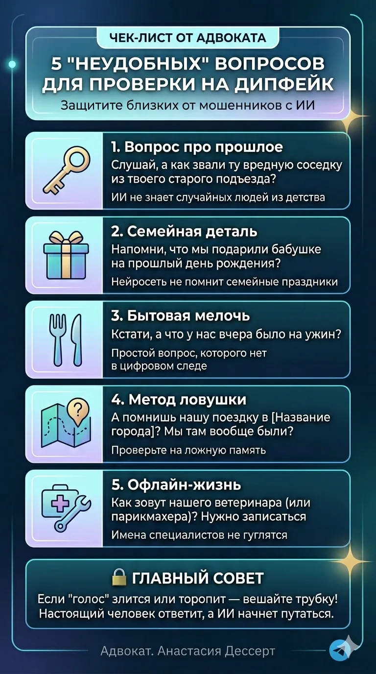 🤖 «Мама, это я, переведи деньги»: как не проиграть нейросети в 2026 году