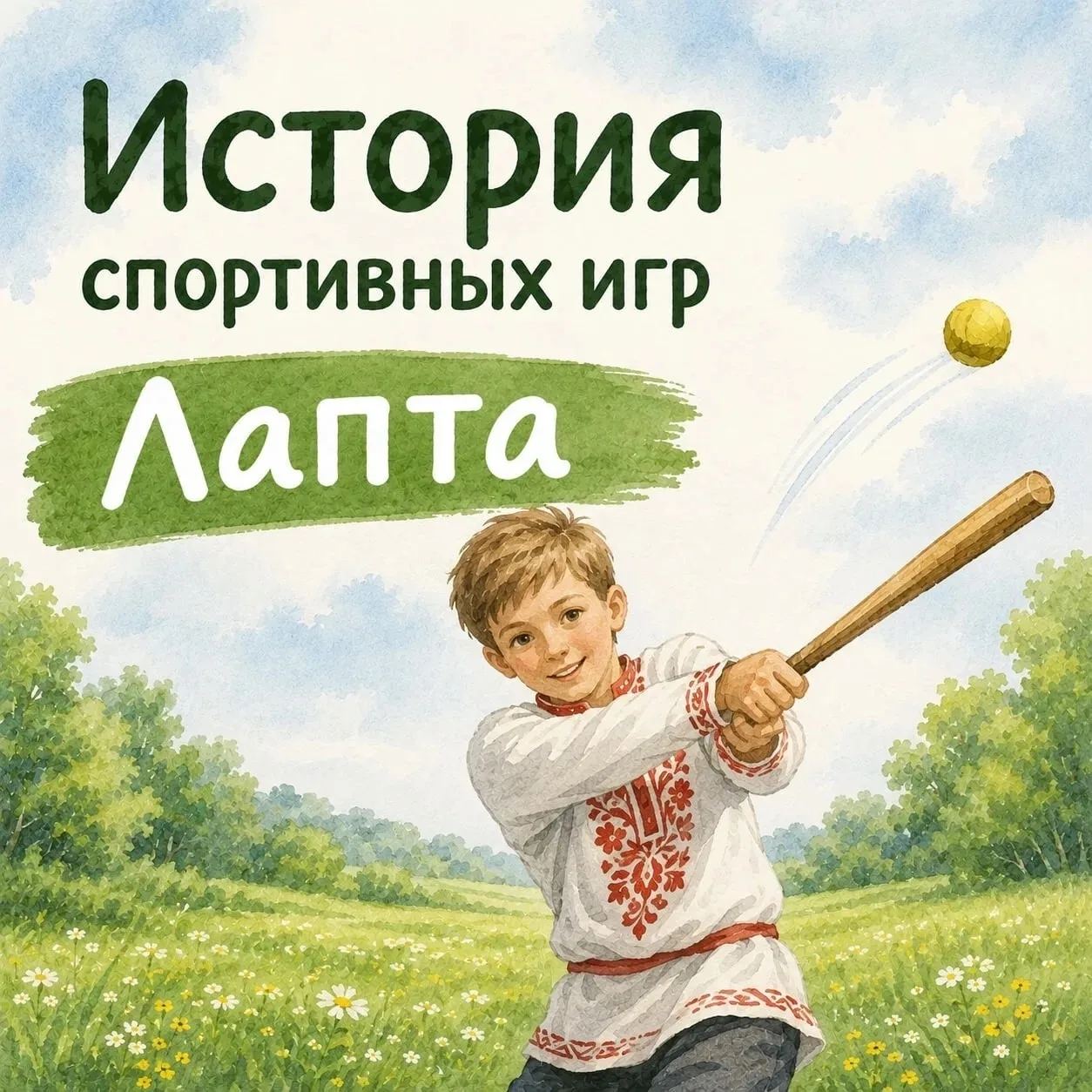 А вы знаете русские народные спортивные игры?

Русская лапта – это командная игра с битой и мячом. Е