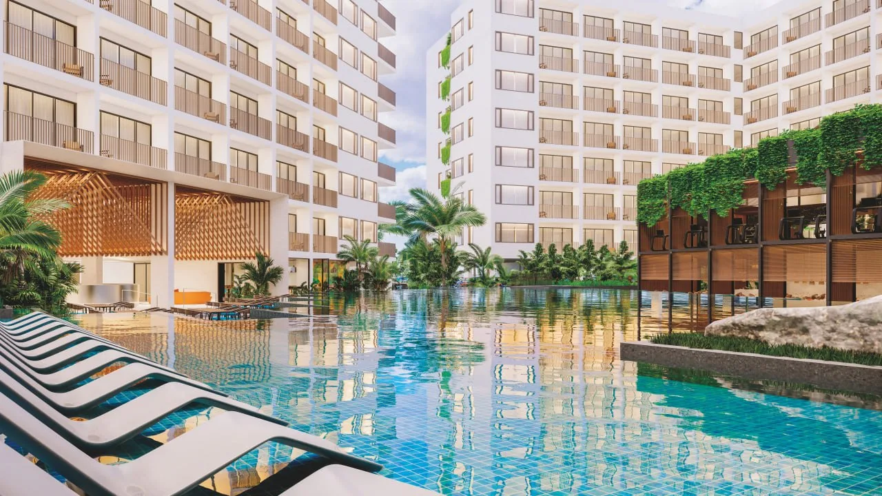 Апартаменты с 2 спальнями в брендовом комплексе под управлением Wyndham Hotels & Resorts ⚡️

Отличны